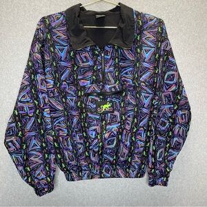 Gecko Hawaii Vintage Retro 80’s 90’s Throwback Windbreaker Rain Jacket Unisex